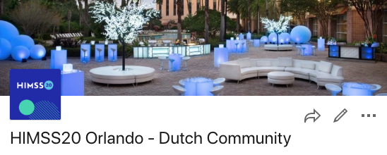 HIMSS20 Orlando Dutch Community HIMSS Cognicum Nictiz VMBI