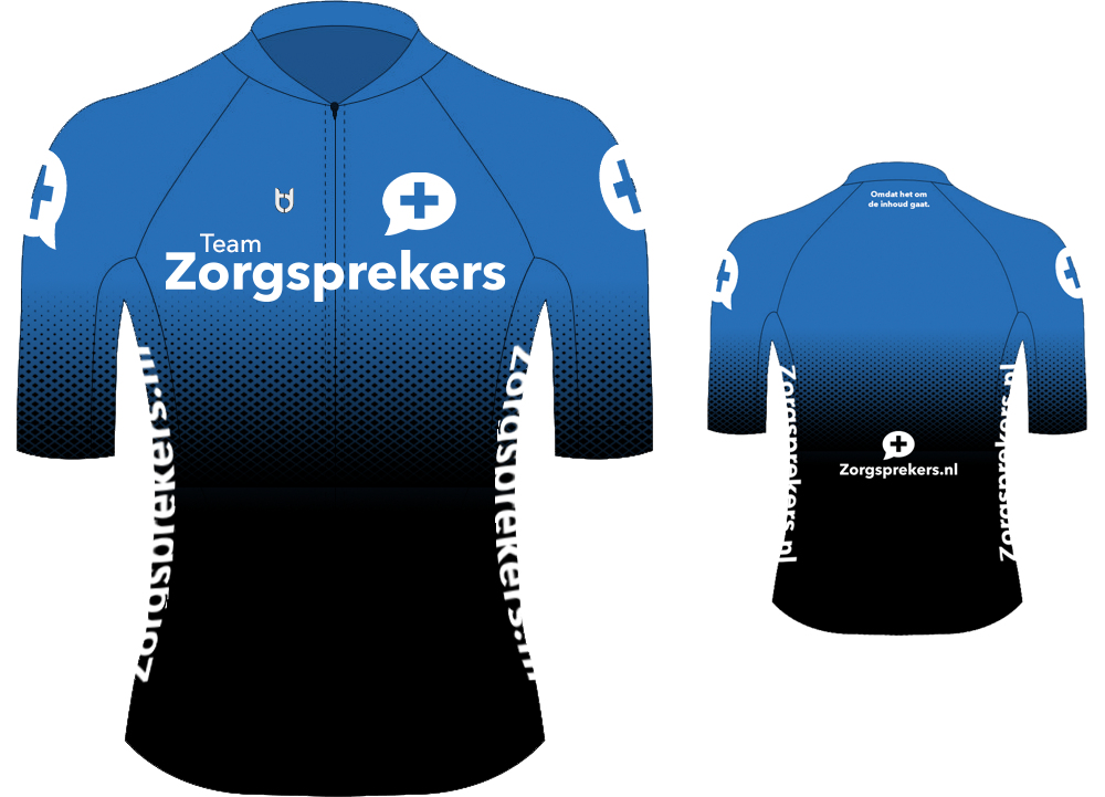 Team Zorgsprekers wielershirt 2022/2023 Team Zorgsprekers wielershirt 2022/2023