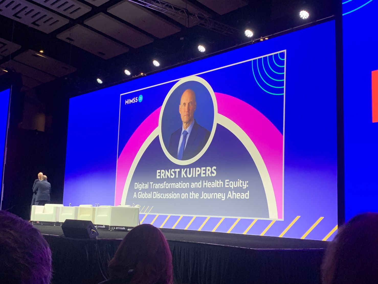 Ernst Kuipers is spreker tijdens HIMSS23